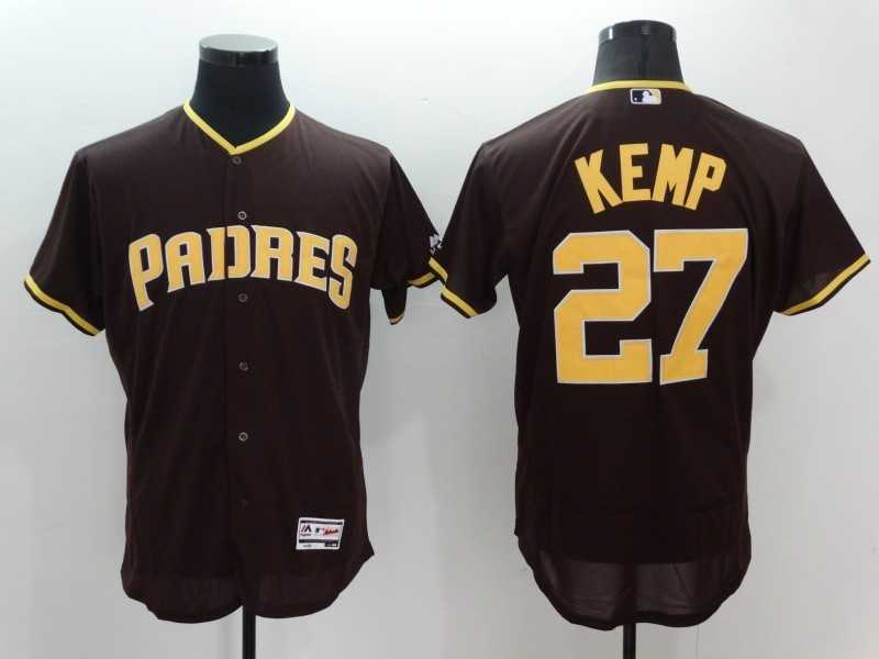 San Diego Padres #27 Matt Kemp Brown 2016 Flexbase Collection Stitched Baseball Jersey,We sell and wholesale San Diego Padres #27 Matt Kemp Brown 2016 Flexbase Collection Stitched Baseball Jersey on line form chian!